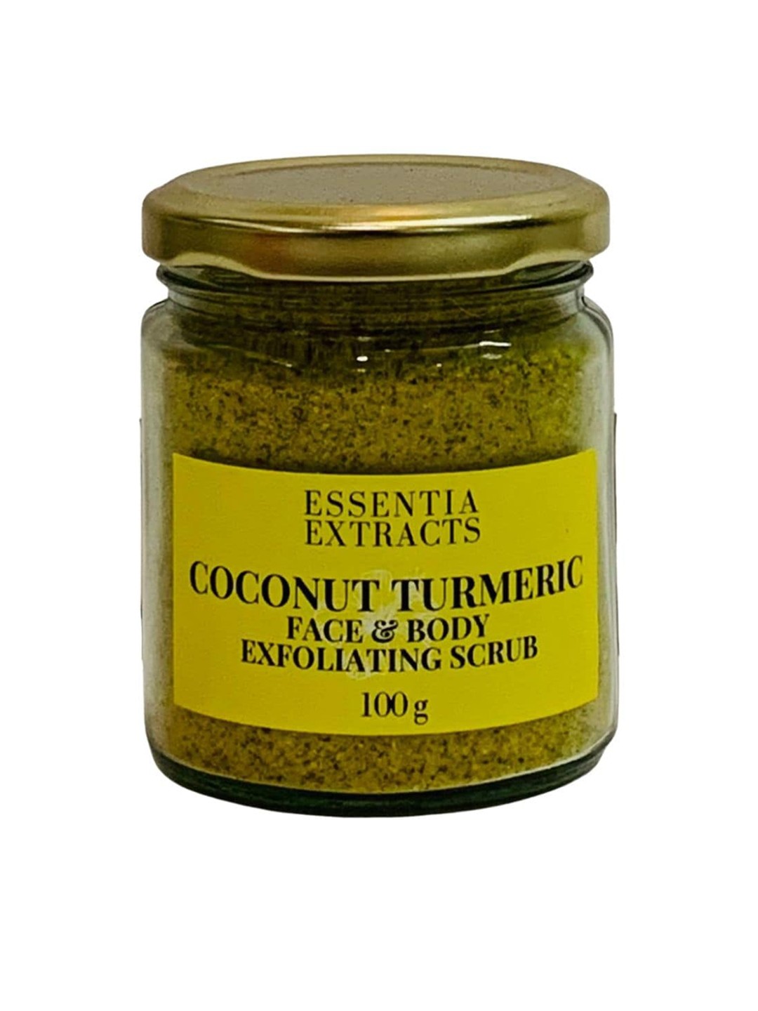 

ESSENTIA EXTRACTS Coconut Turmeric Face & Body Exfoliating Scrub-100g, Brown