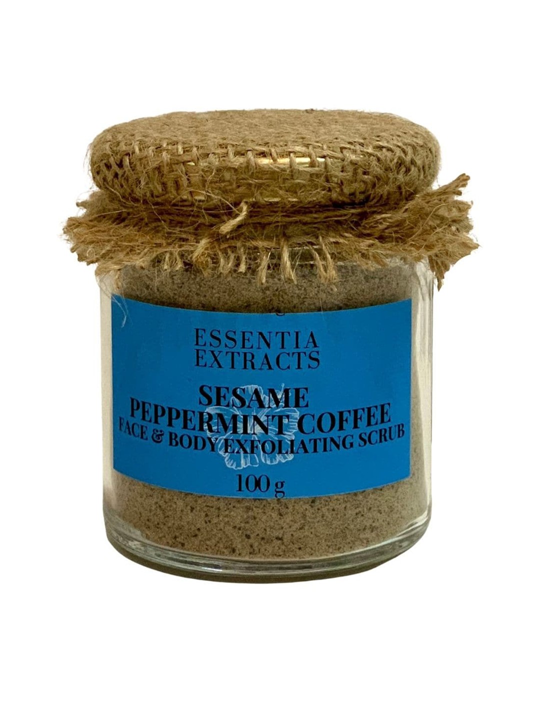 

ESSENTIA EXTRACTS Sesame Peppermint Coffee Face & Body Exfoliating Scrub - 100 g, Brown