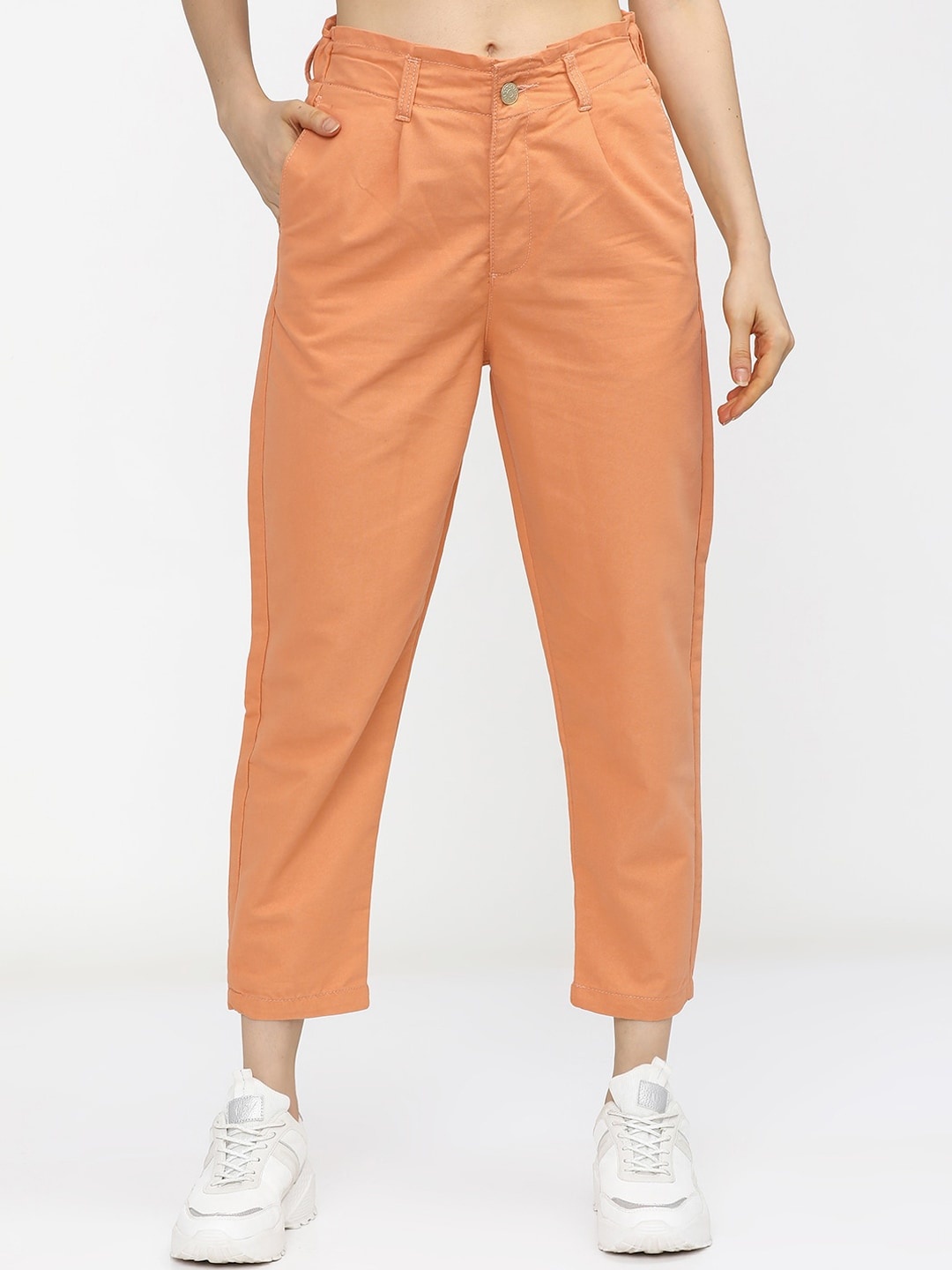 

Tokyo Talkies Women Orange Regular Fit Clean Look Jeans