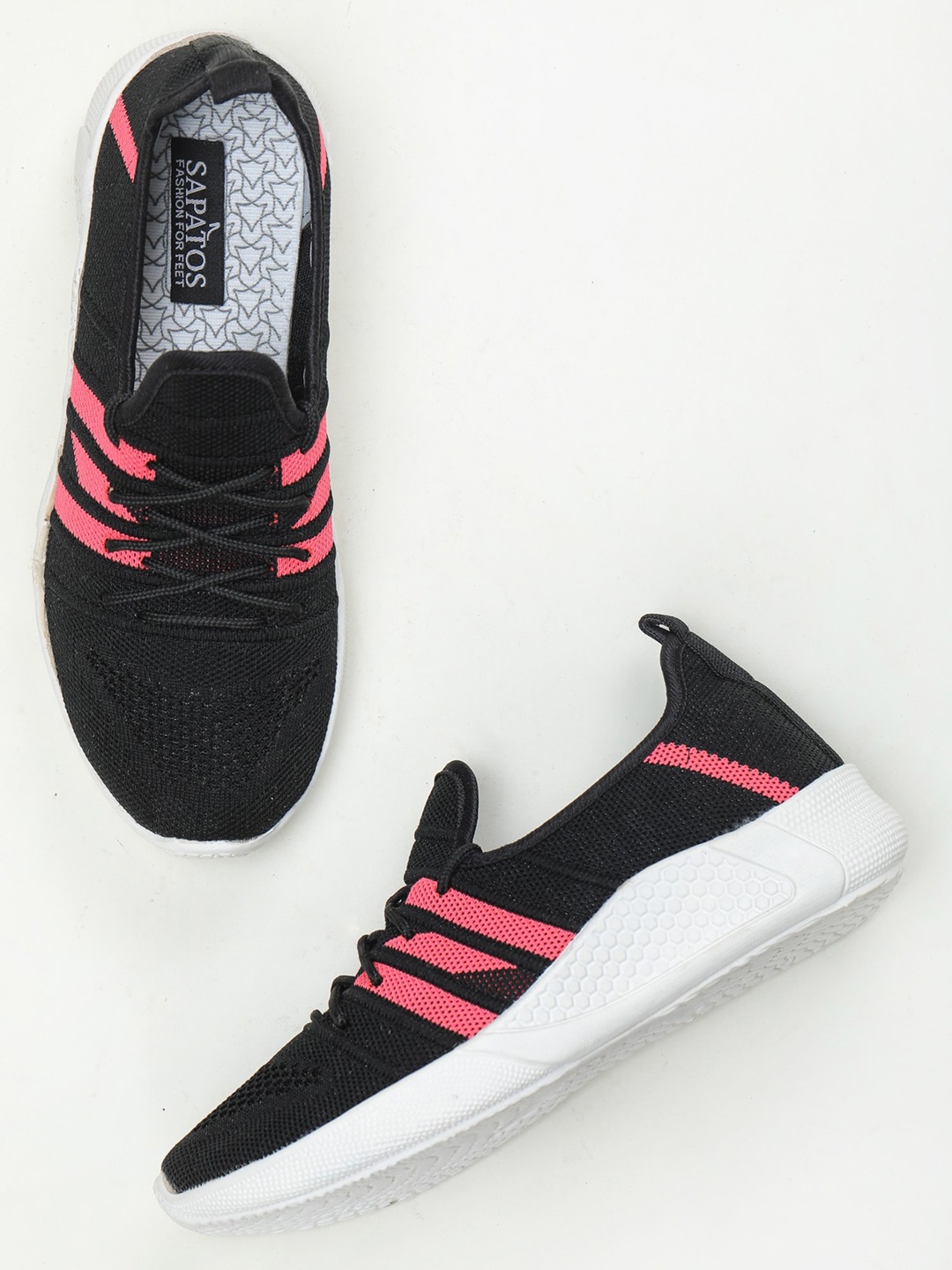 

SAPATOS Women Black Colourblocked Sneakers