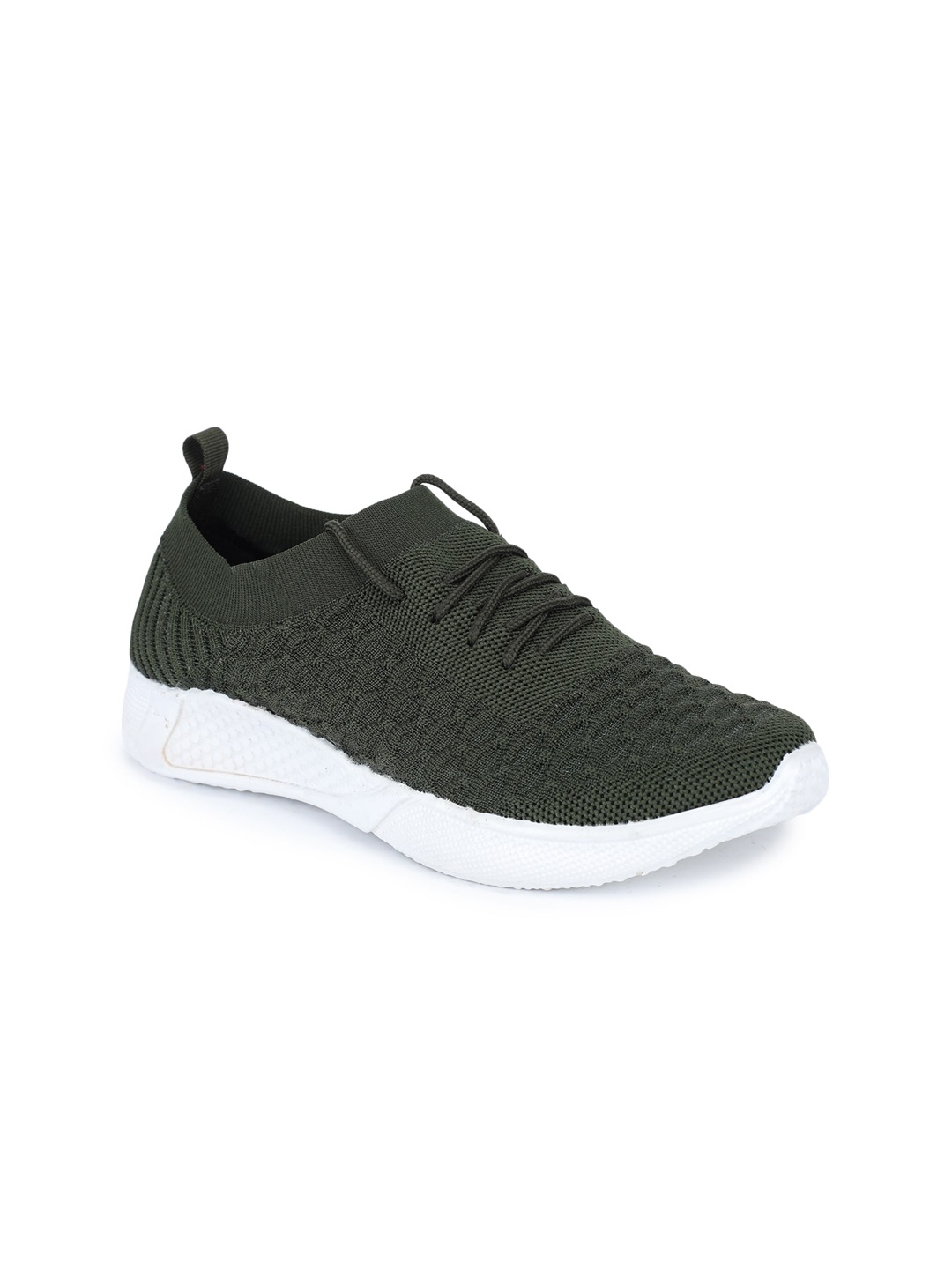 

SAPATOS Women Green Textured Sneakers