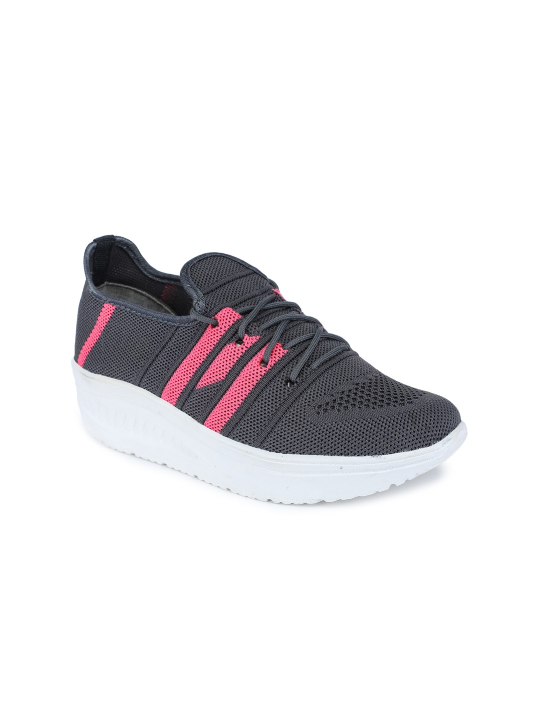 

SAPATOS Women Grey Woven Design Slip-On Sneakers
