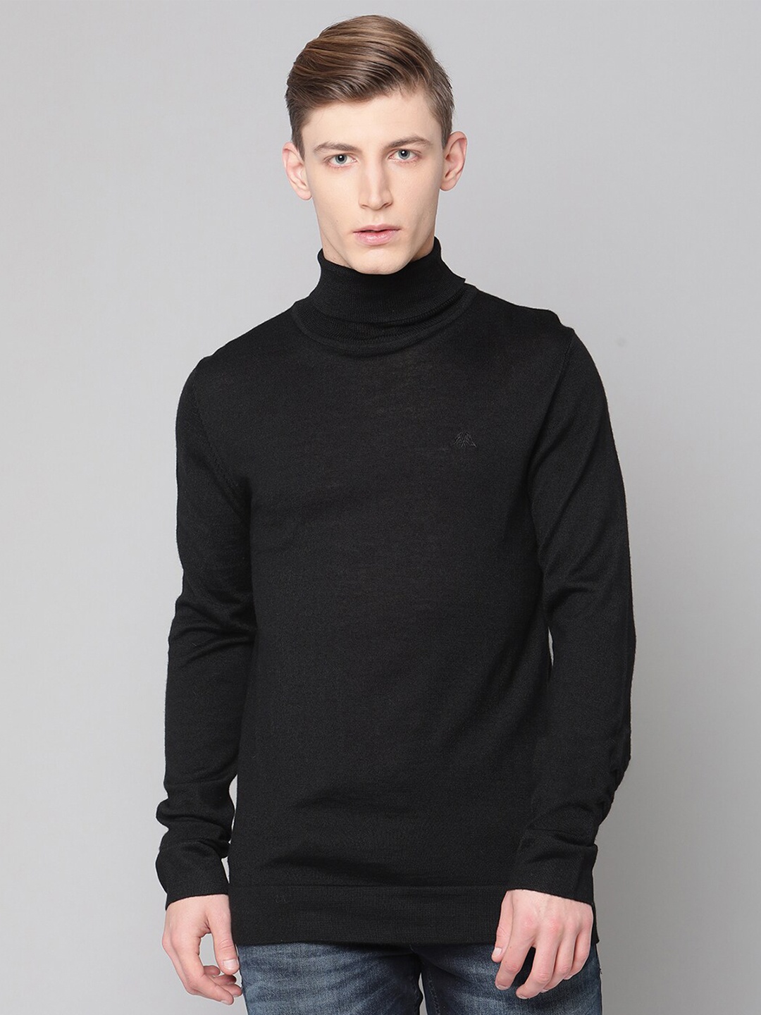 

LINDBERGH Men Black Turtle Neck Sweater