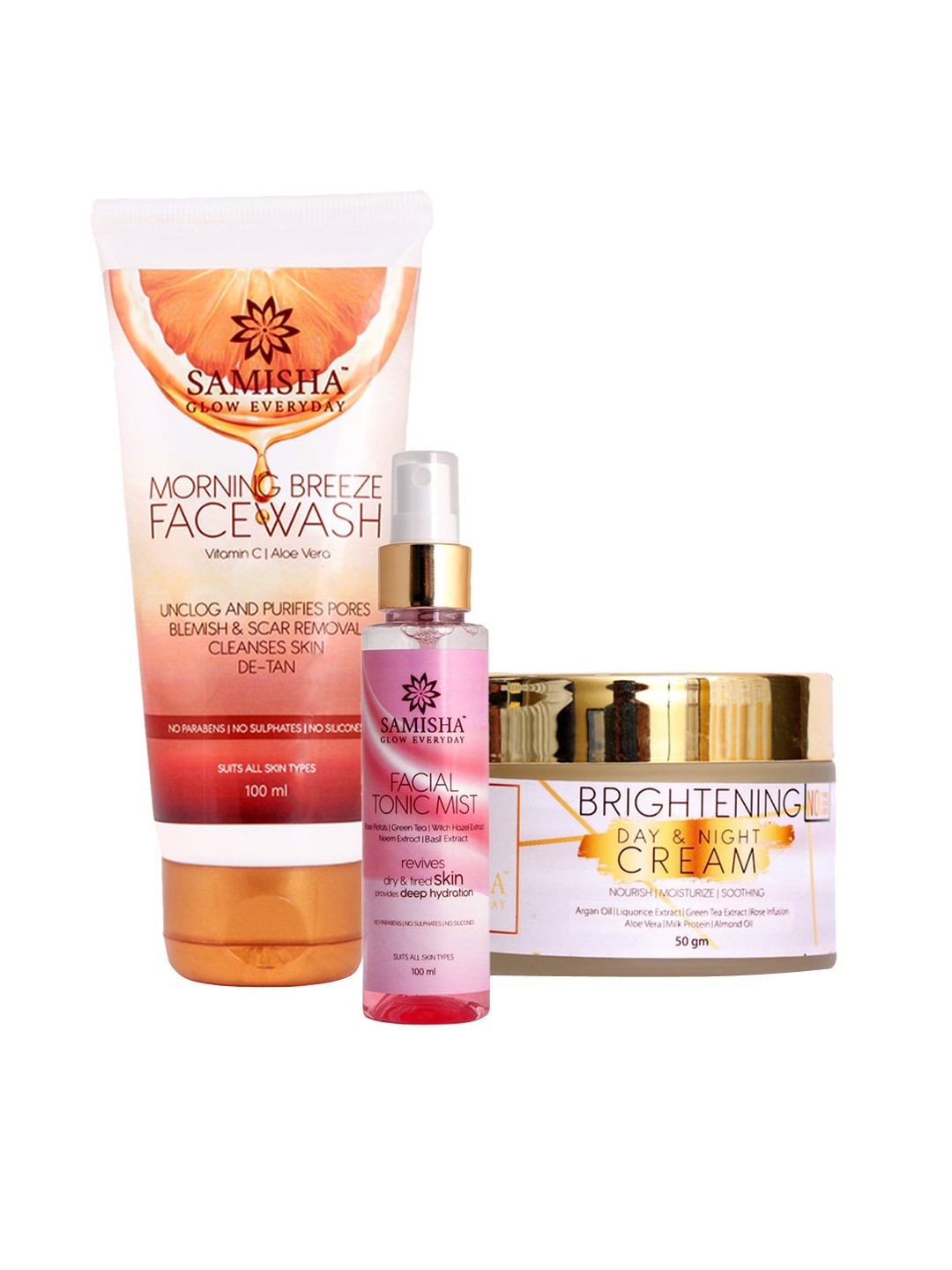 

SAMISHA Set of 3 Complete CTM Routine, Orange