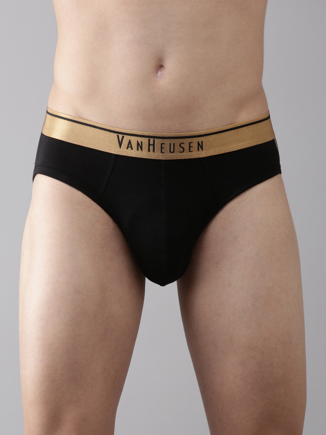 

Van Heusen Men Solid Anti Bacterial Colour Fresh Briefs 8905325960140, Black