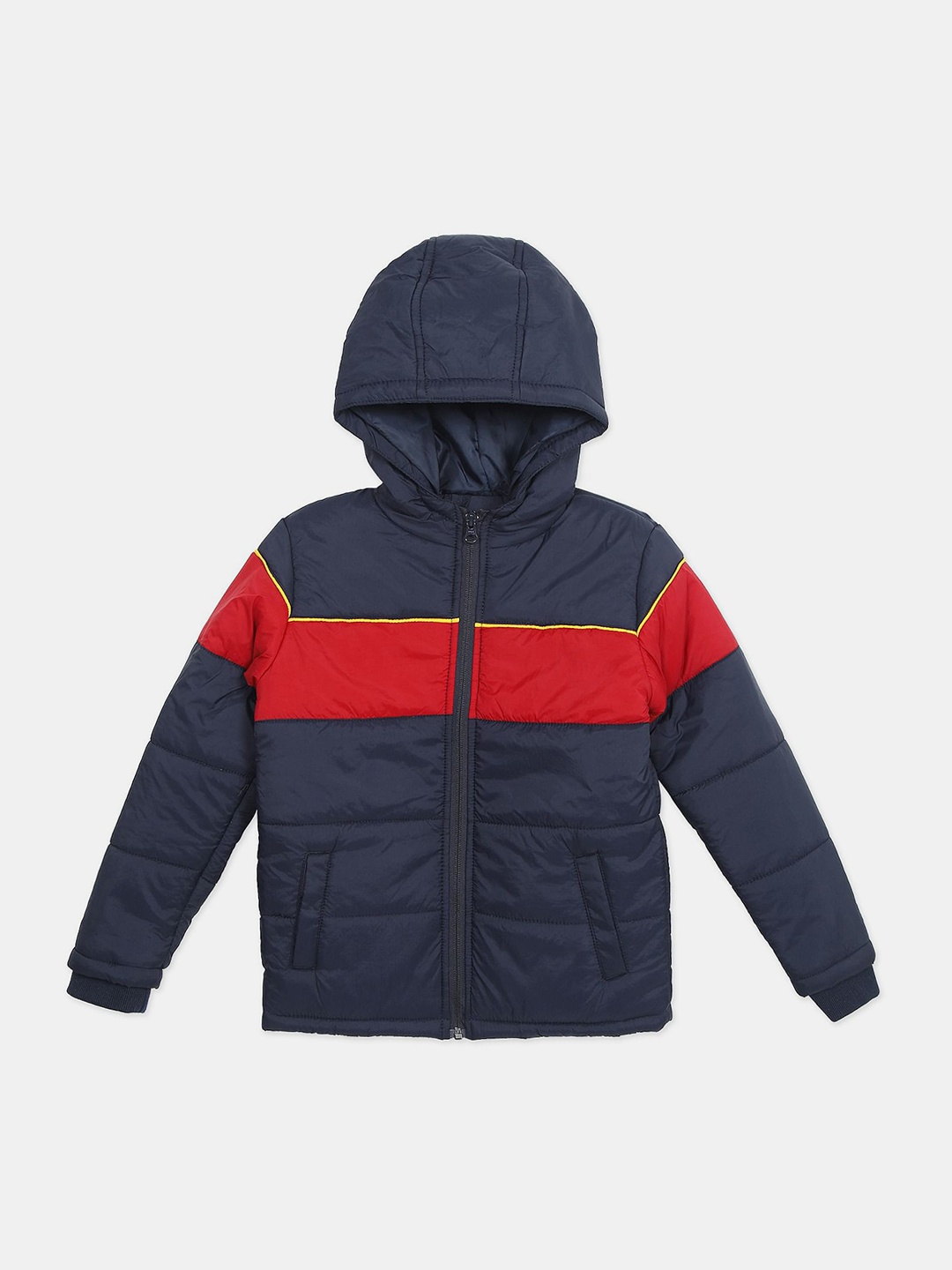 

Cherokee Boys Blue Colourblocked Padded Jacket