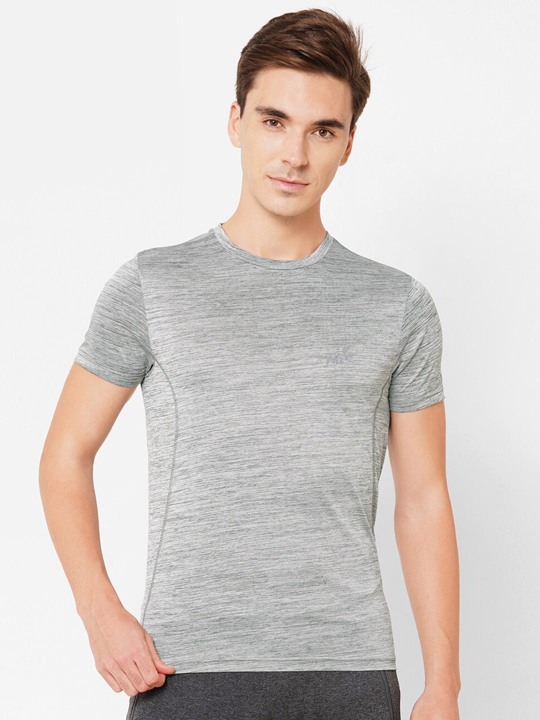 

FiTZ Men Grey Melange Dri-FIT Outdoor T-shirt