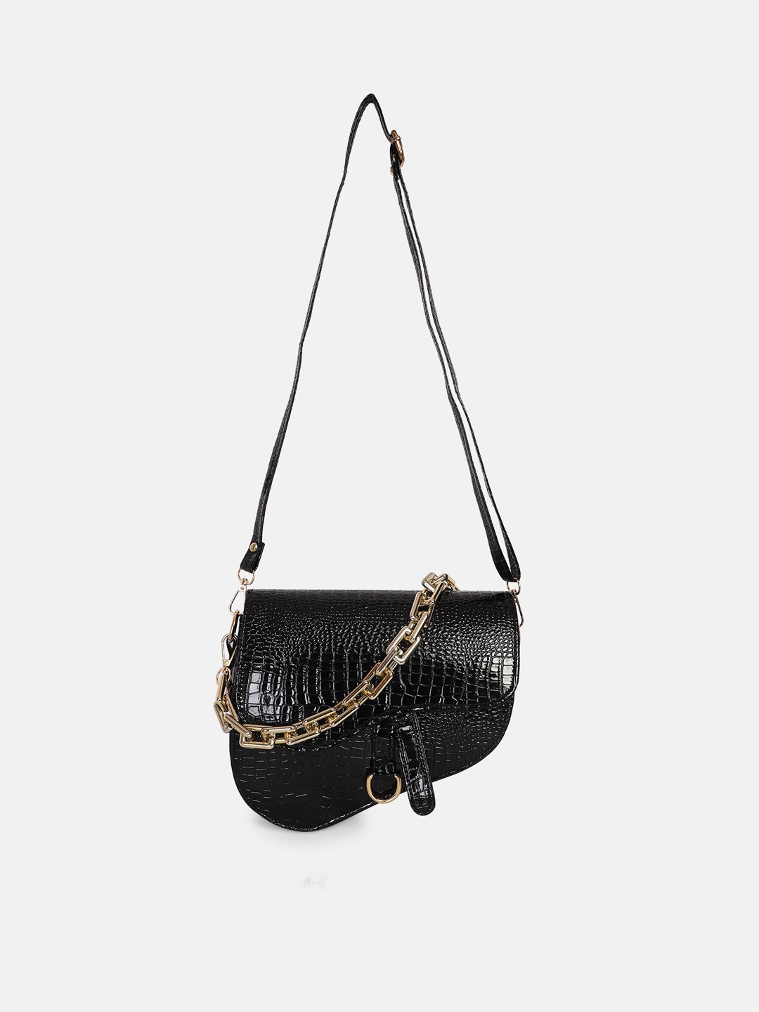 

Bagsy Malone Black Structured Shoulder Bag