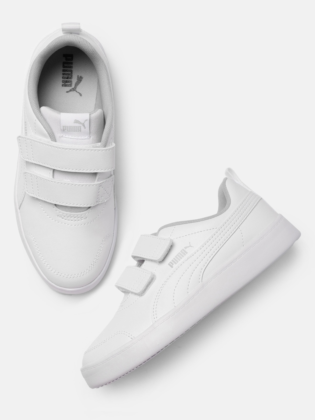 

Puma Kids White Courtflex V2 Sneakers