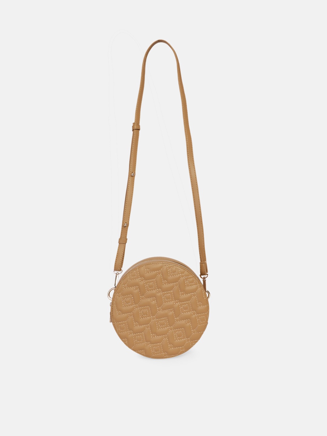 

Bagsy Malone Mustard PU Bowling Sling Bag