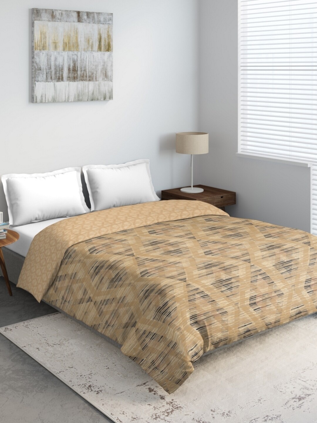 

DDecor Brown Mild Winter 210 GSM Double Bed Comforter