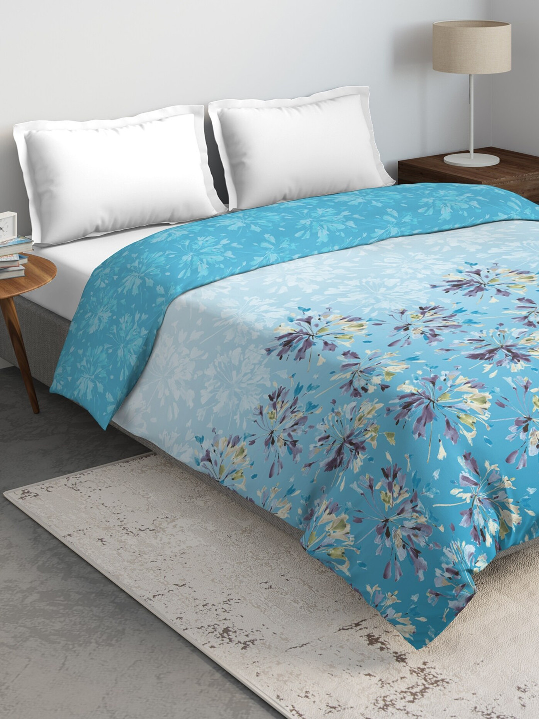 

DDecor Blue & Green Floral Mild Winter 210 GSM Double Bed Comforter