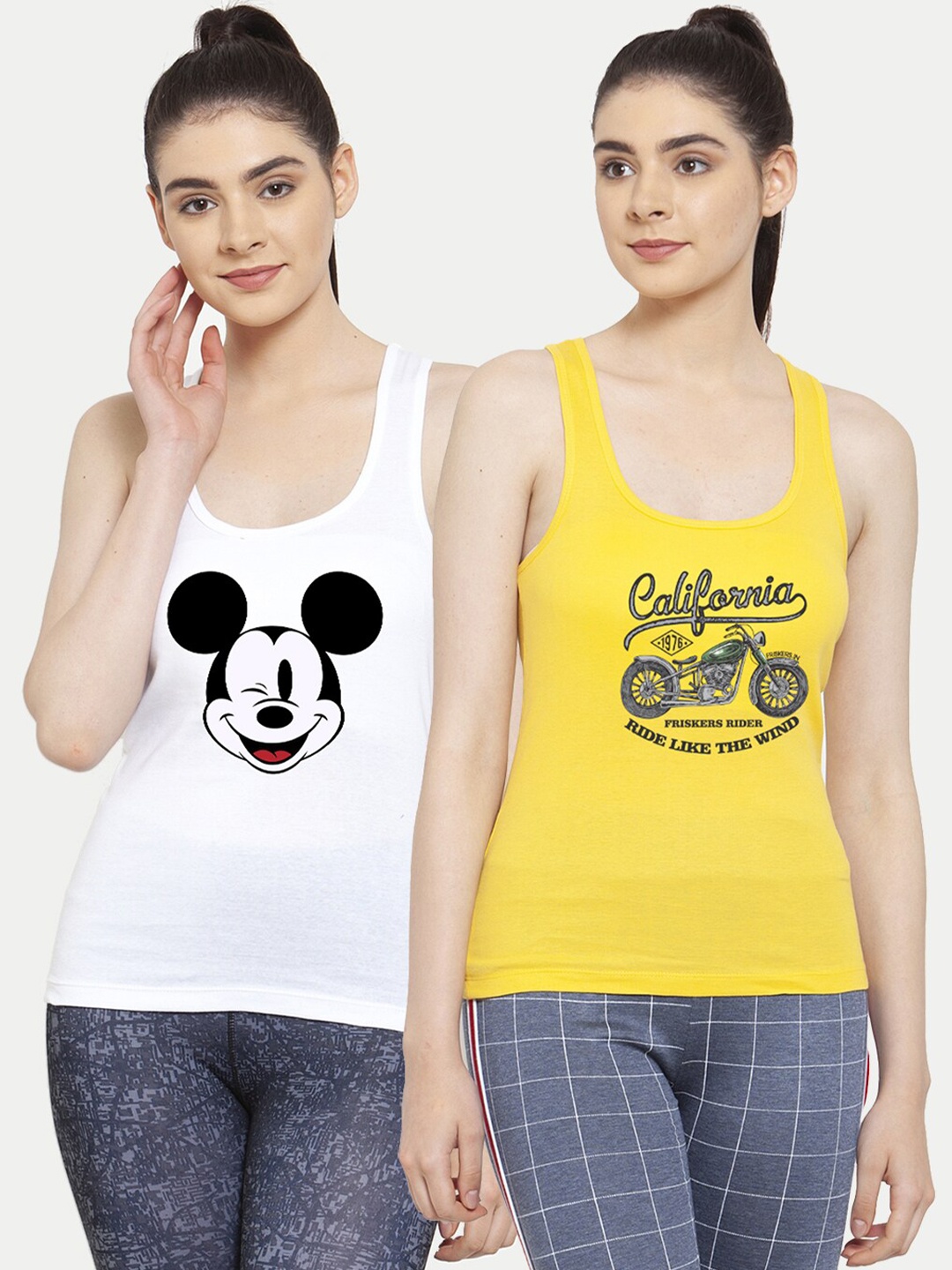 

Friskers White Tank Top