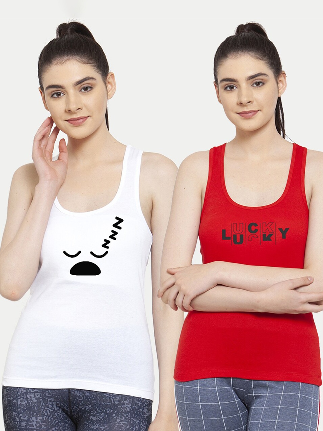 

Friskers White Tank Top