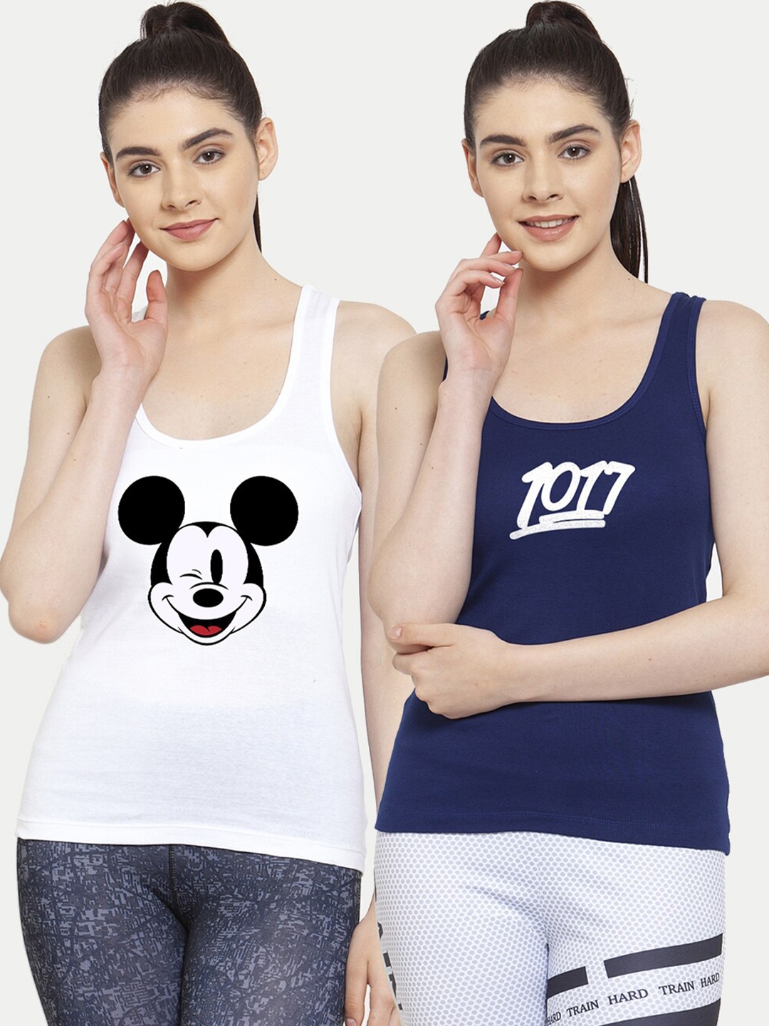 

Friskers Women Pack Of 2 Tank Tops, White