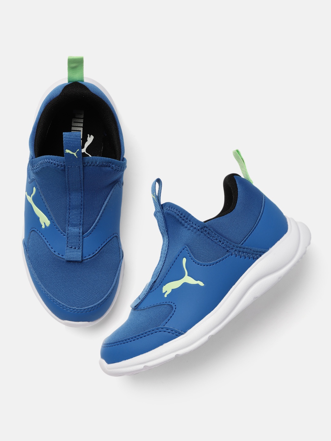 

Puma Kids Blue Fun Racer Slip-On Shoes