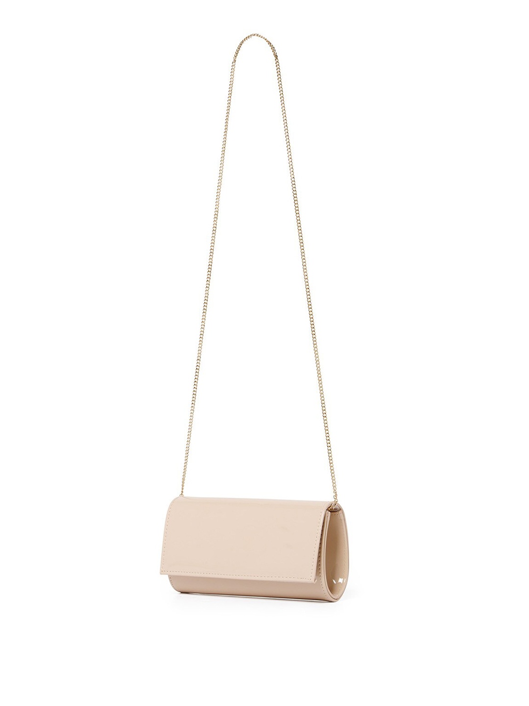 

Forever New Nude-Coloured & Gold Purse Clutch