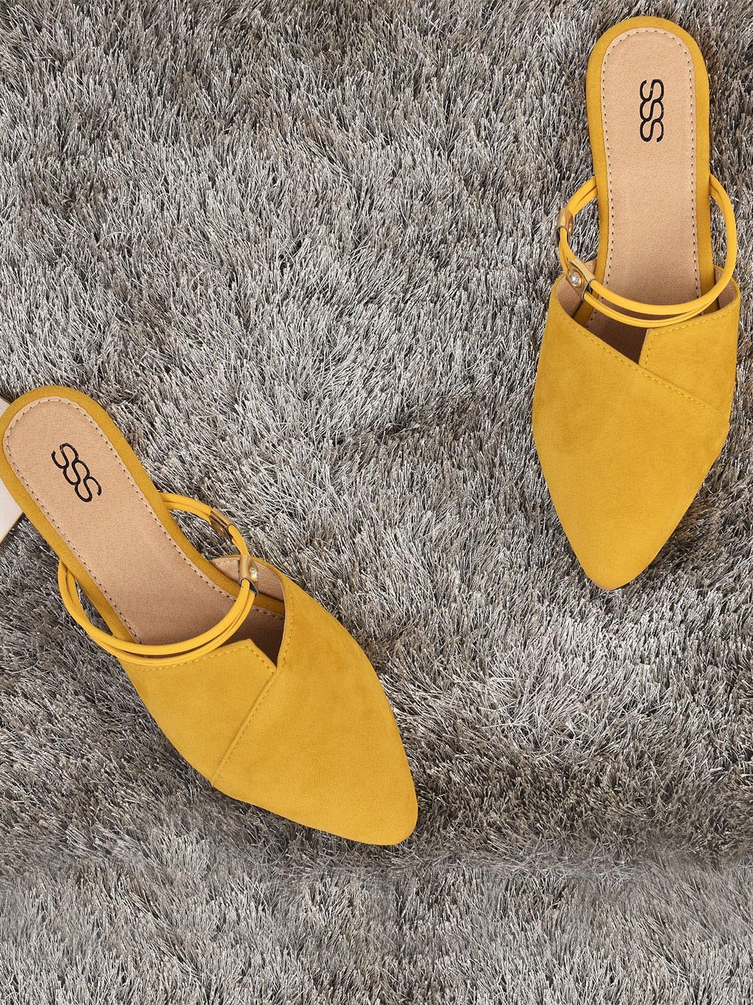 

Street Style Store Women Mustard Mules Flats