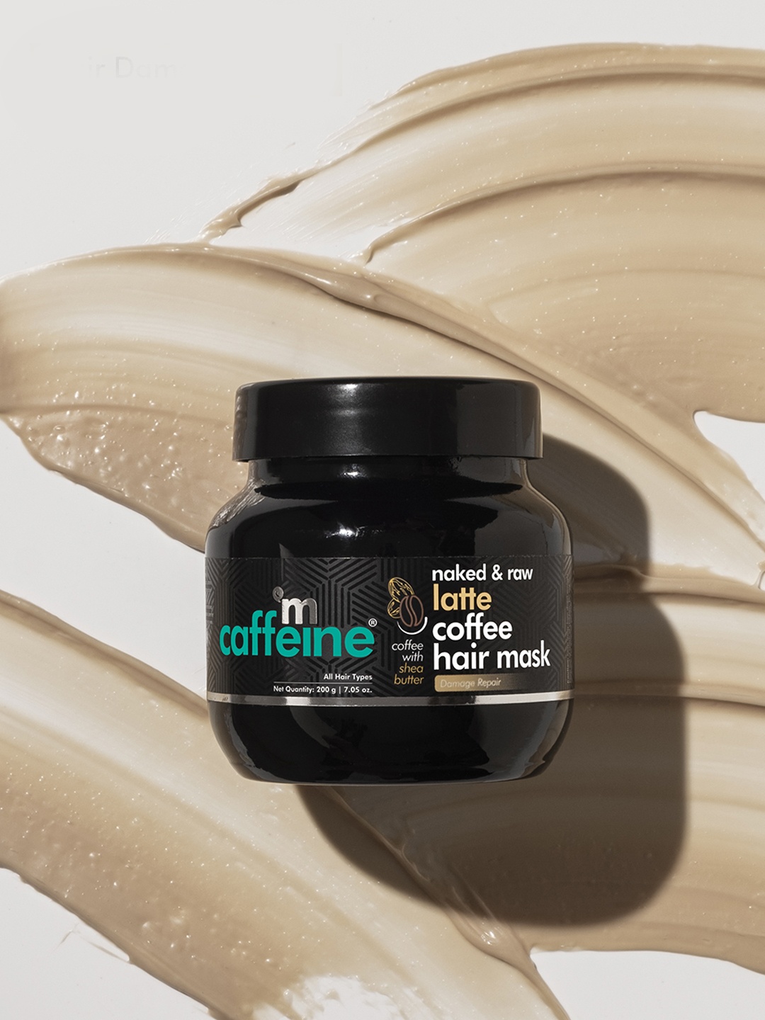 

MCaffeine Latte Coffee Hair Mask for Intense Damage Repair with Murumuru Butter, Beige