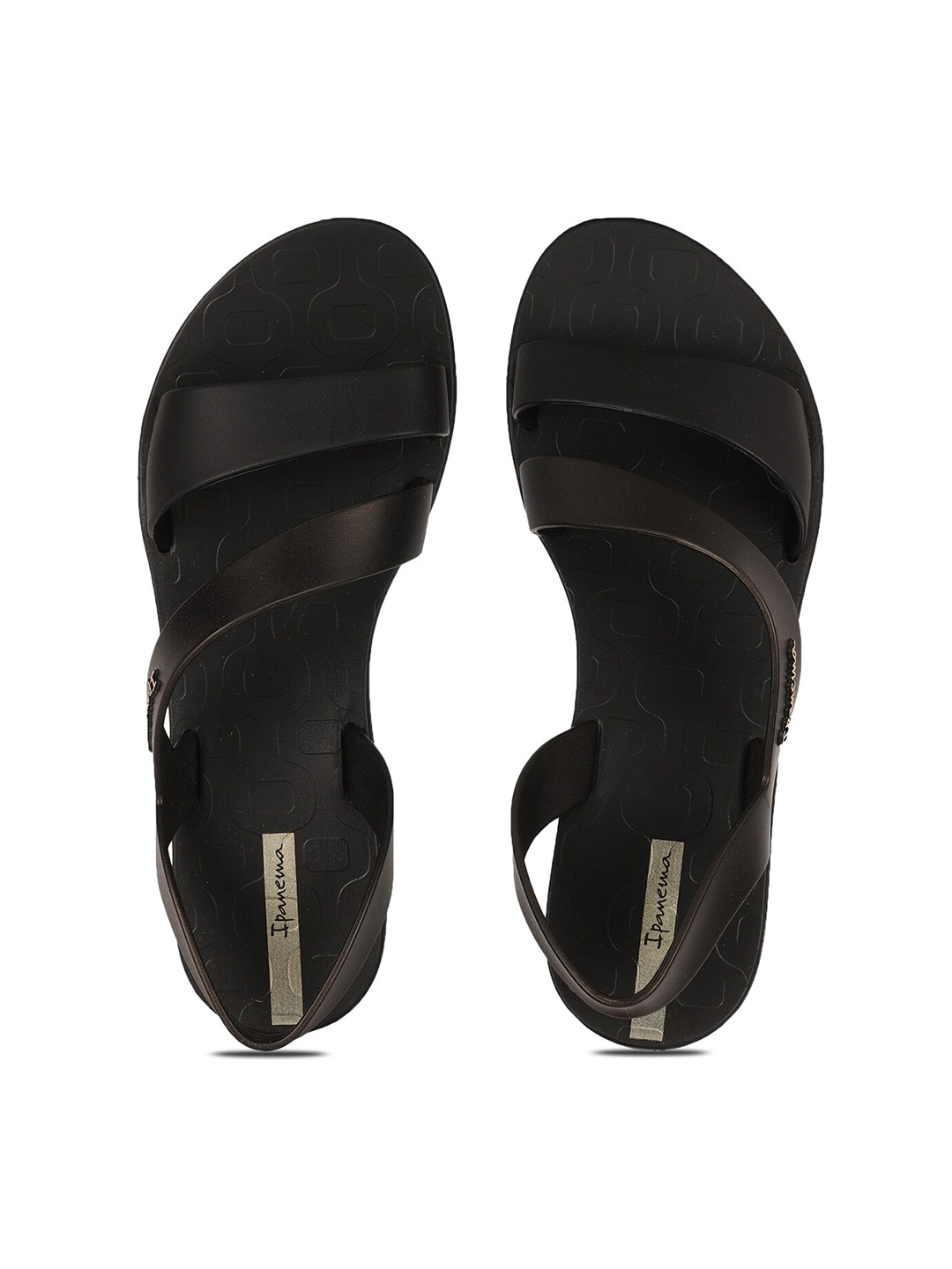 

iPanema Women Black Open Toe Flats