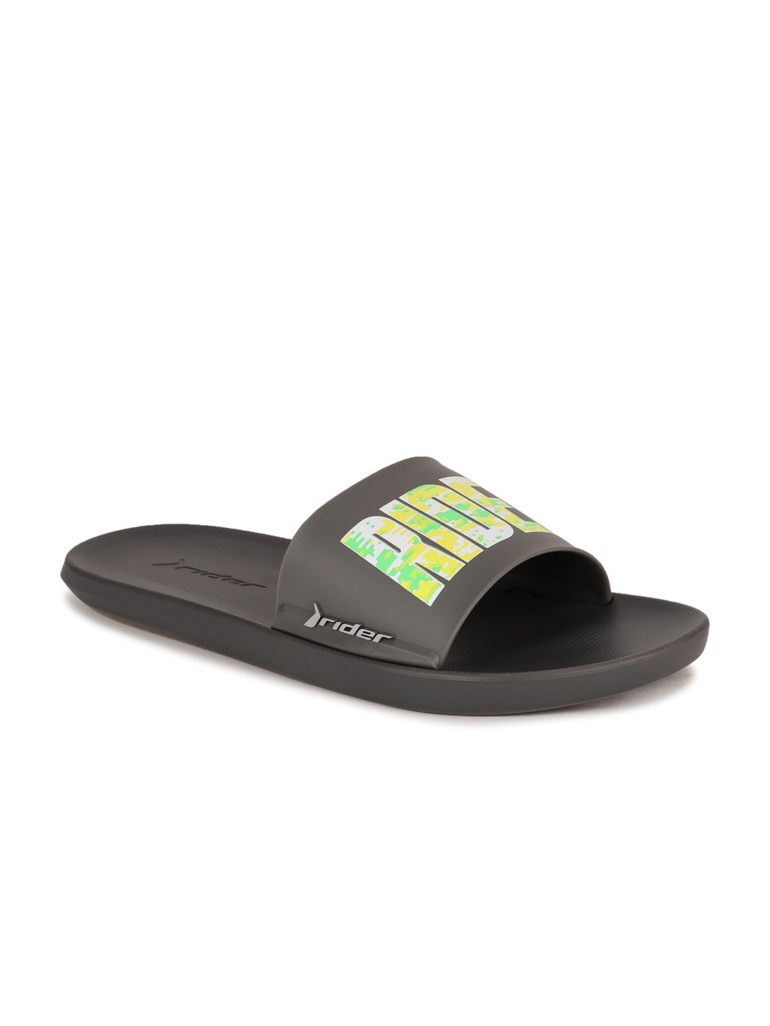 

Rider Men Black Printed Sliders