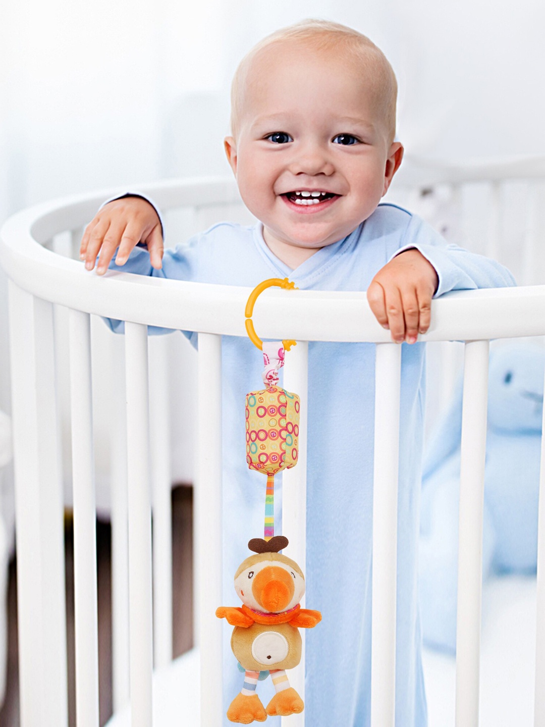 

Baby Moo Infant Kids Multi-Coloured Wind Chime Hanging Toy