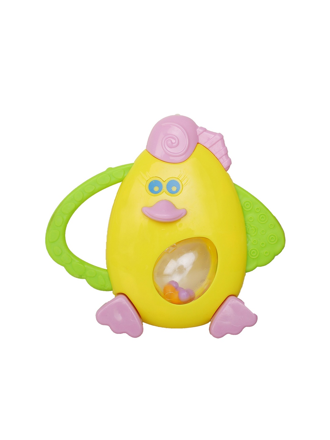 

Baby Moo Kids Yellow & Green Animal Rattle Toy