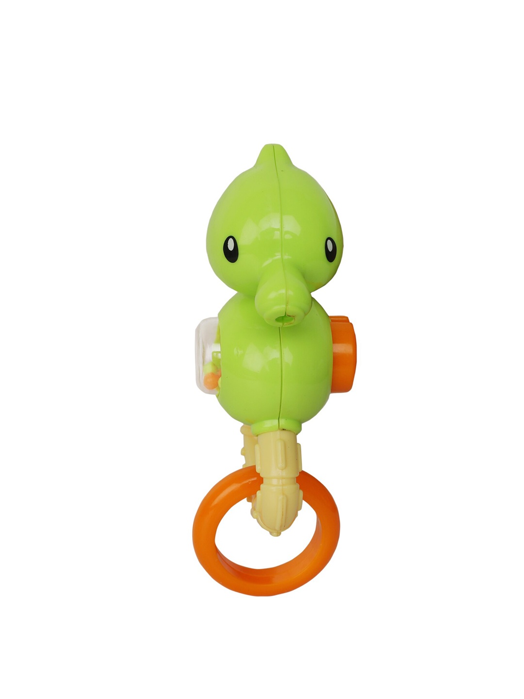

Baby Moo Kids Green & Orange Seahorse Rattle Toy