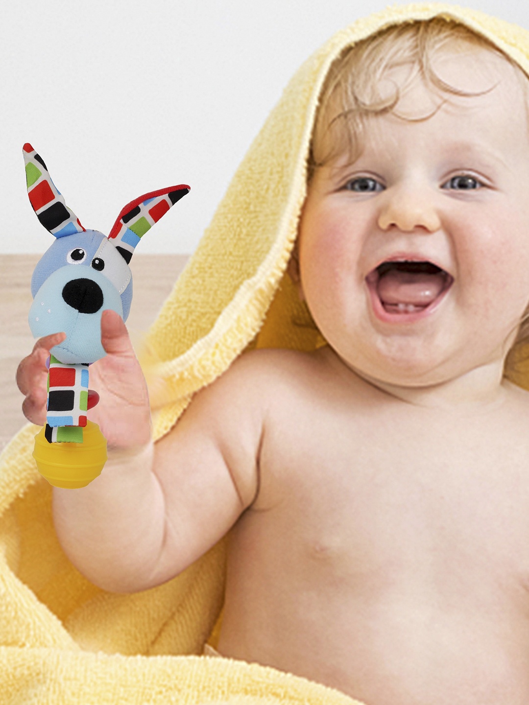 

Baby Moo Kids Blue & Red Soft Toy
