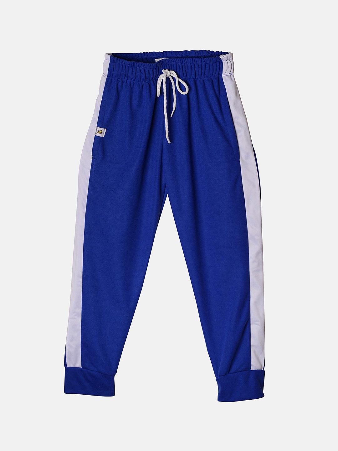 

TINY HUG Boys Blue Solid Slim-Fit Joggers