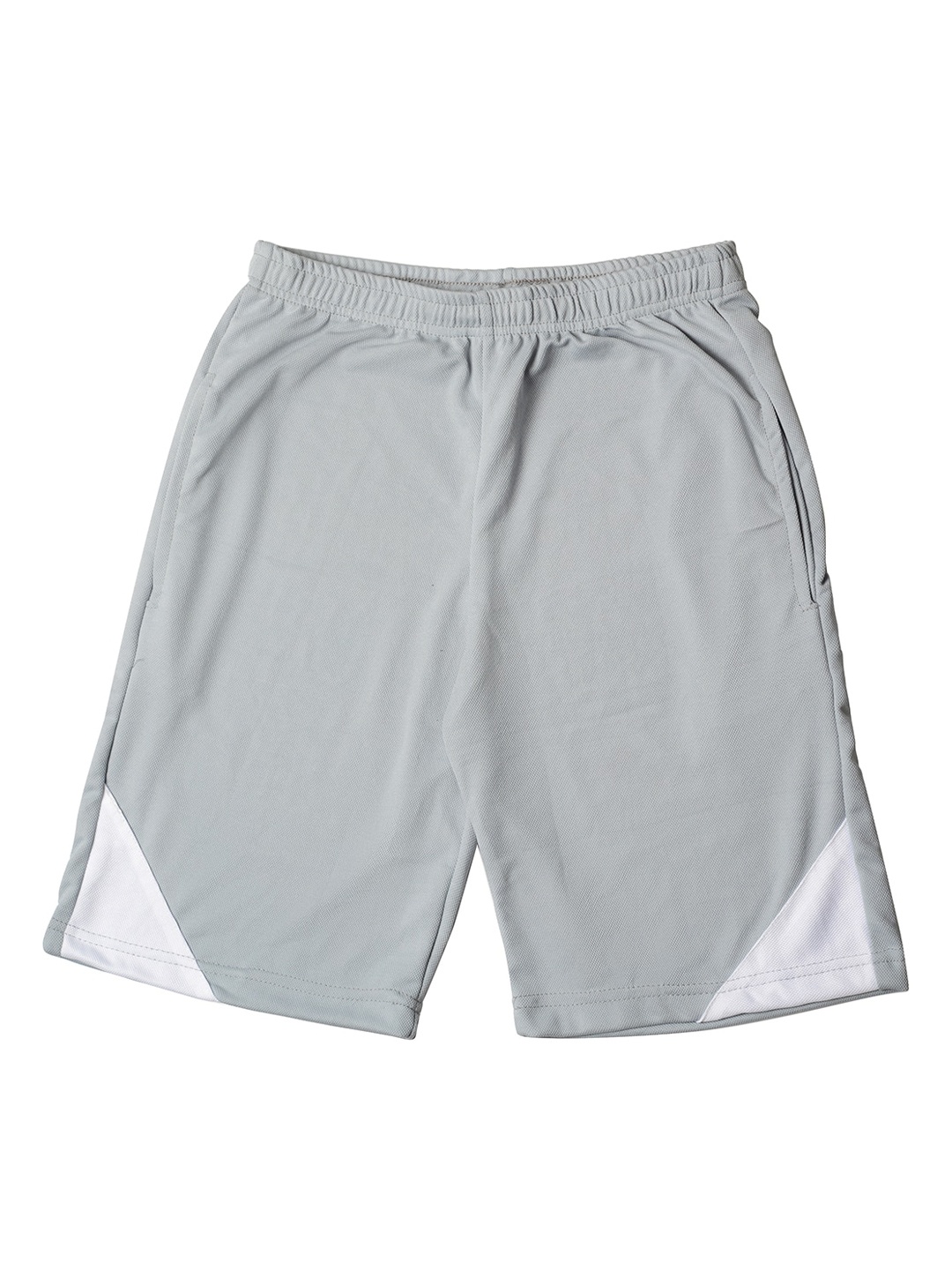

TINY HUG Boys Grey High-Rise Outdoor Shorts