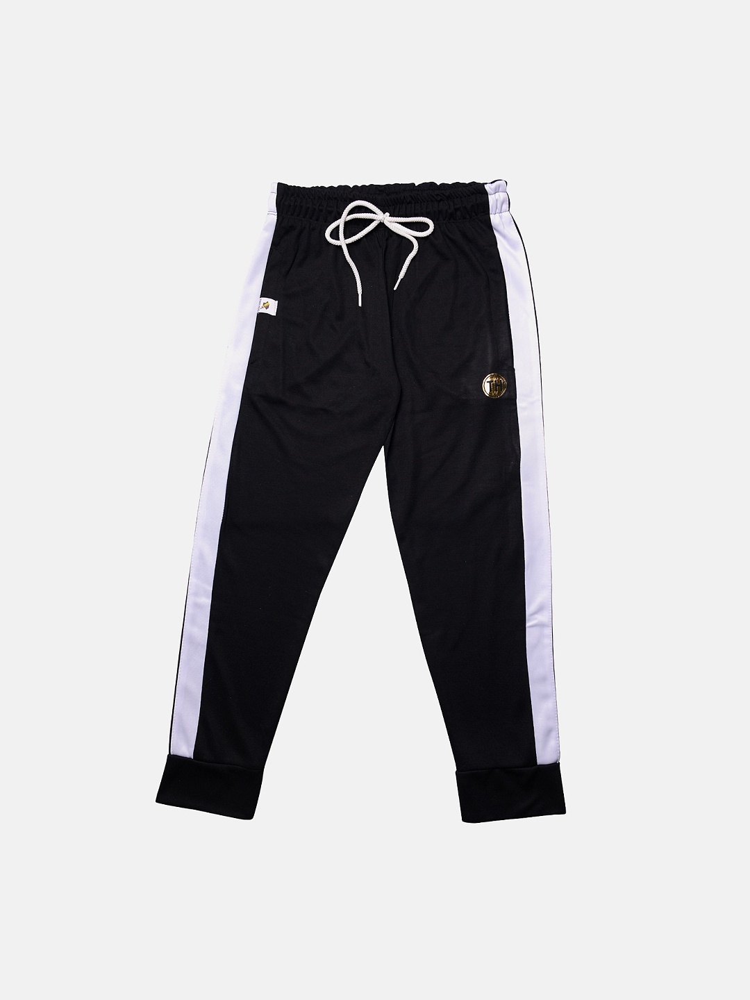 

TINY HUG Boys Black Solid Slim Fit Joggers