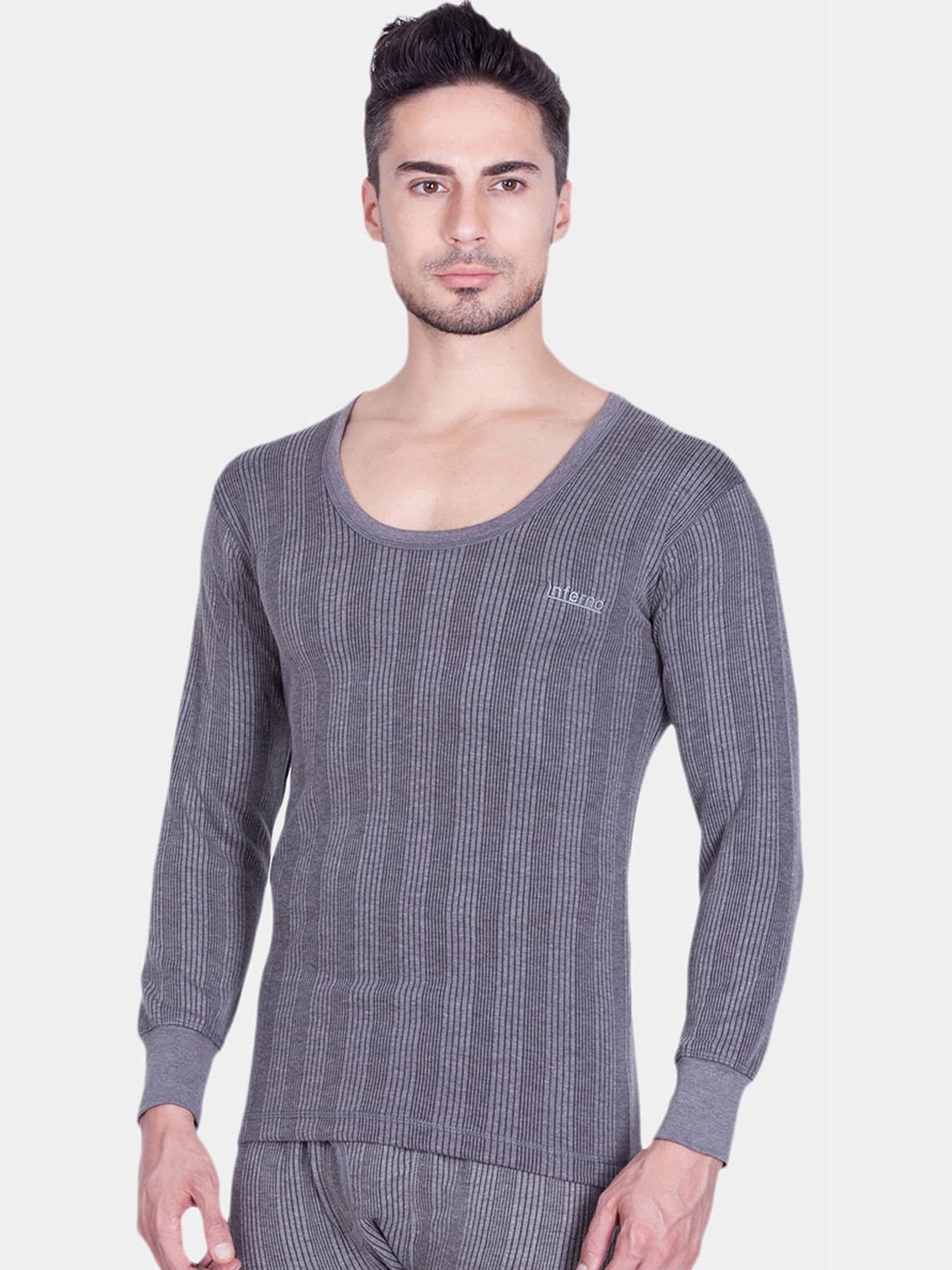 

Lux Inferno Men Charcoal Thermal Top