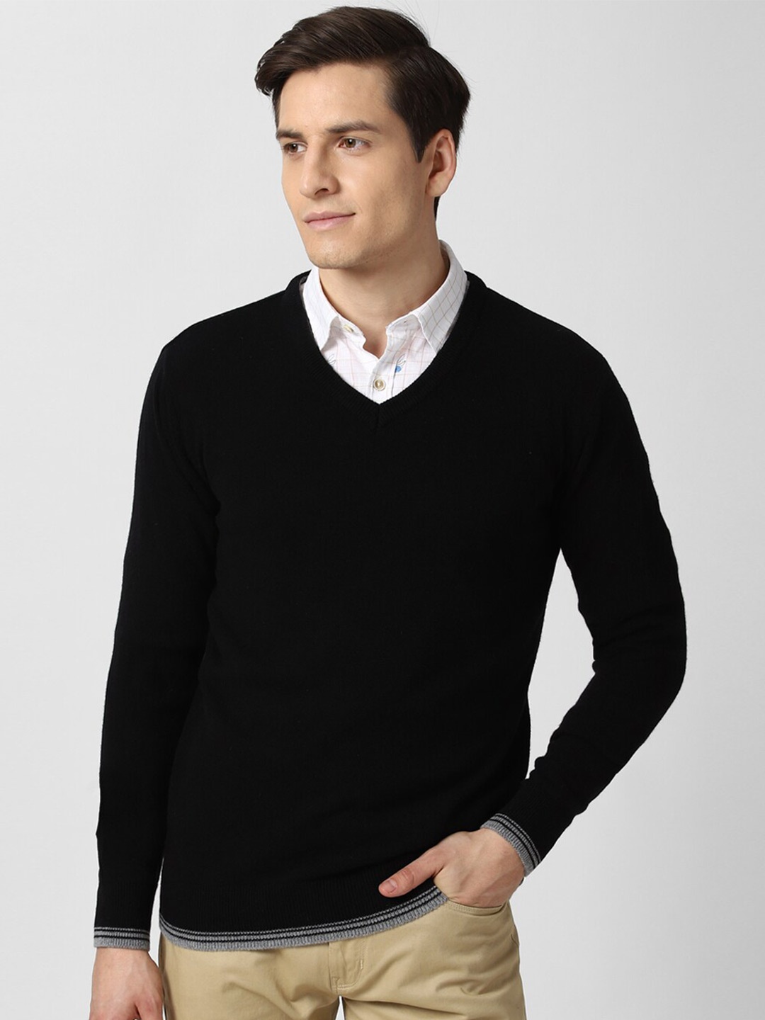 

Peter England Casuals Men Black Pullover