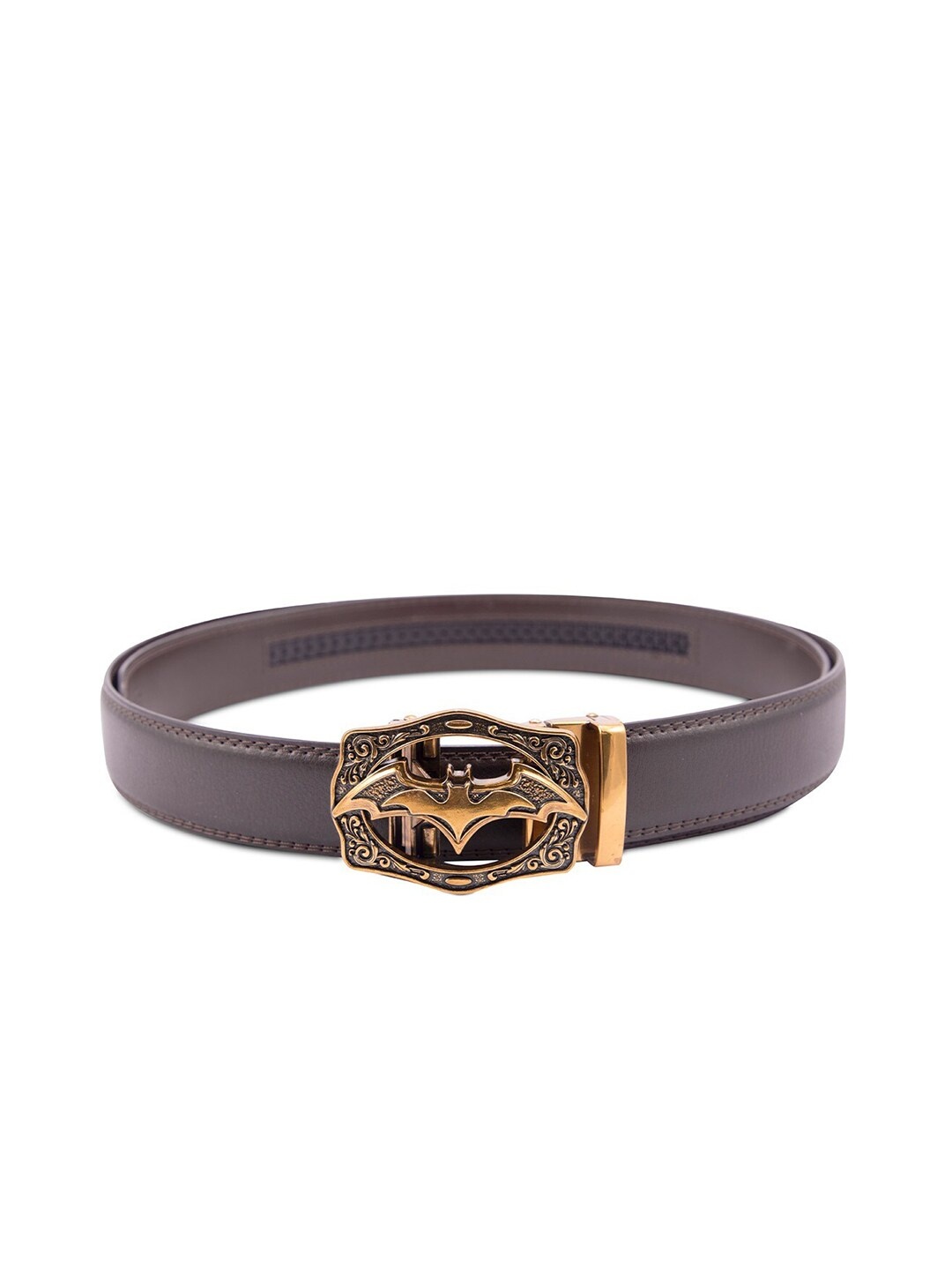 

BANGE Men Brown Leather Formal Belt