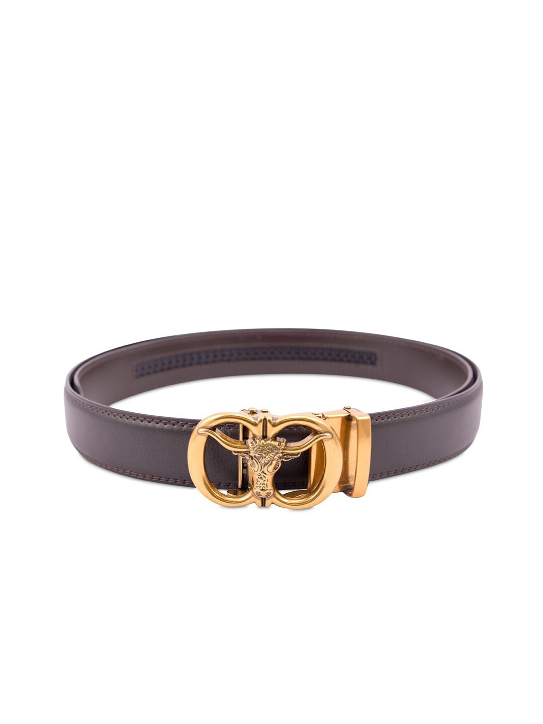 

BANGE Men Brown Leather Formal Belt