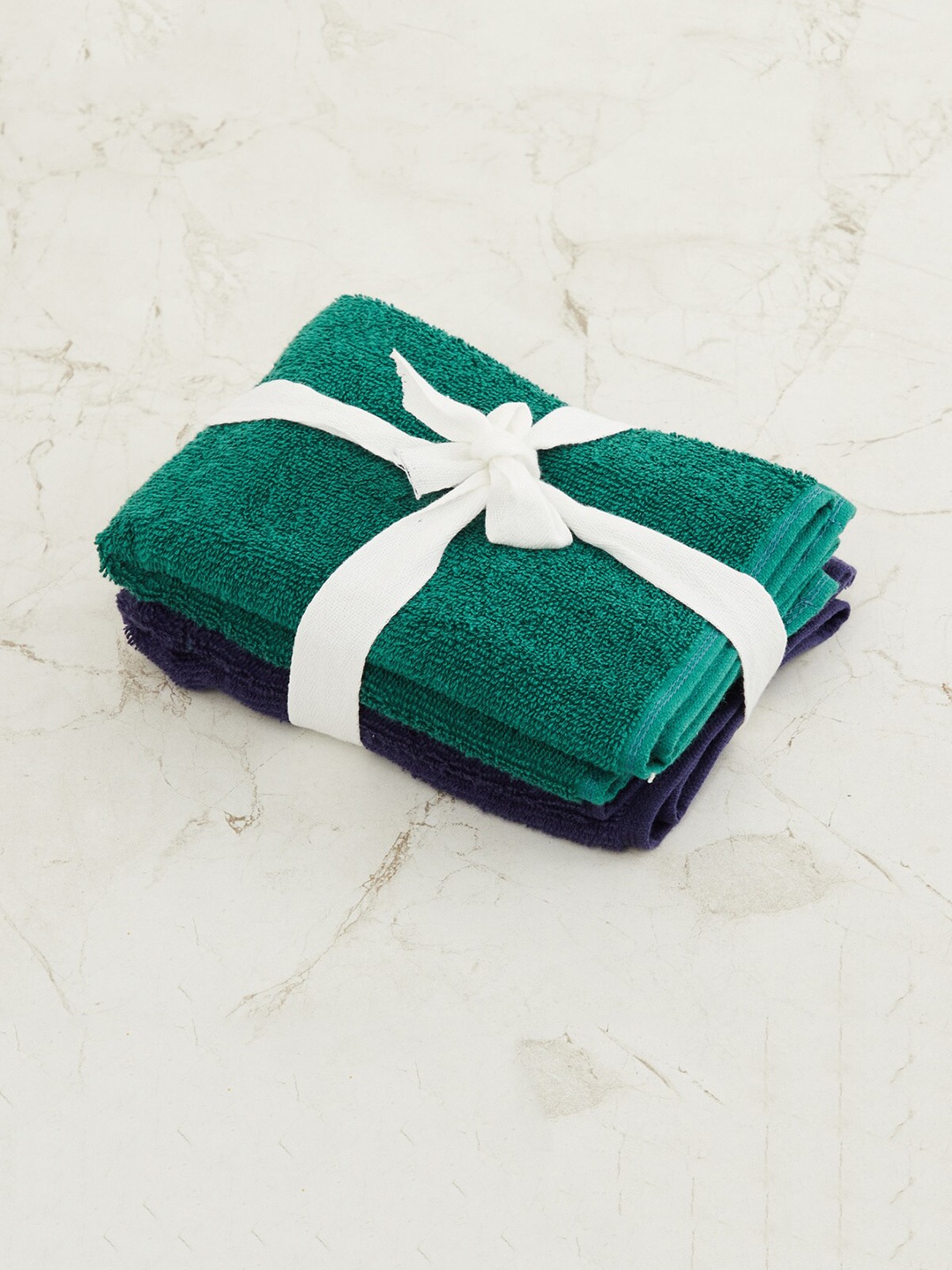 

Home Centre Navy Blue Pack of 2 Cotton Hand Towels