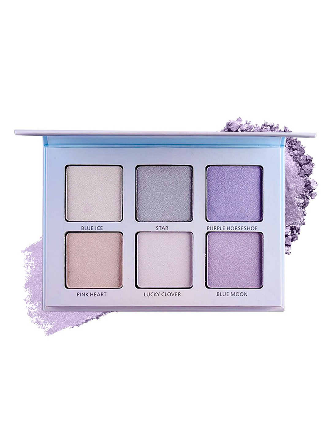 

MISS ROSE 6 Color Metallic Glow Highlighter Palette- 20gm