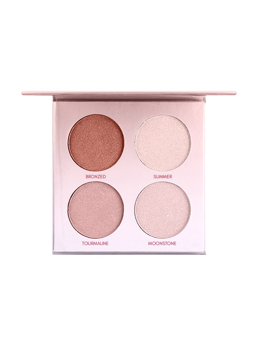 MISS ROSE 4 Colors Shimmer Brick Highlighter Palette 7003-024I 05, Metallic