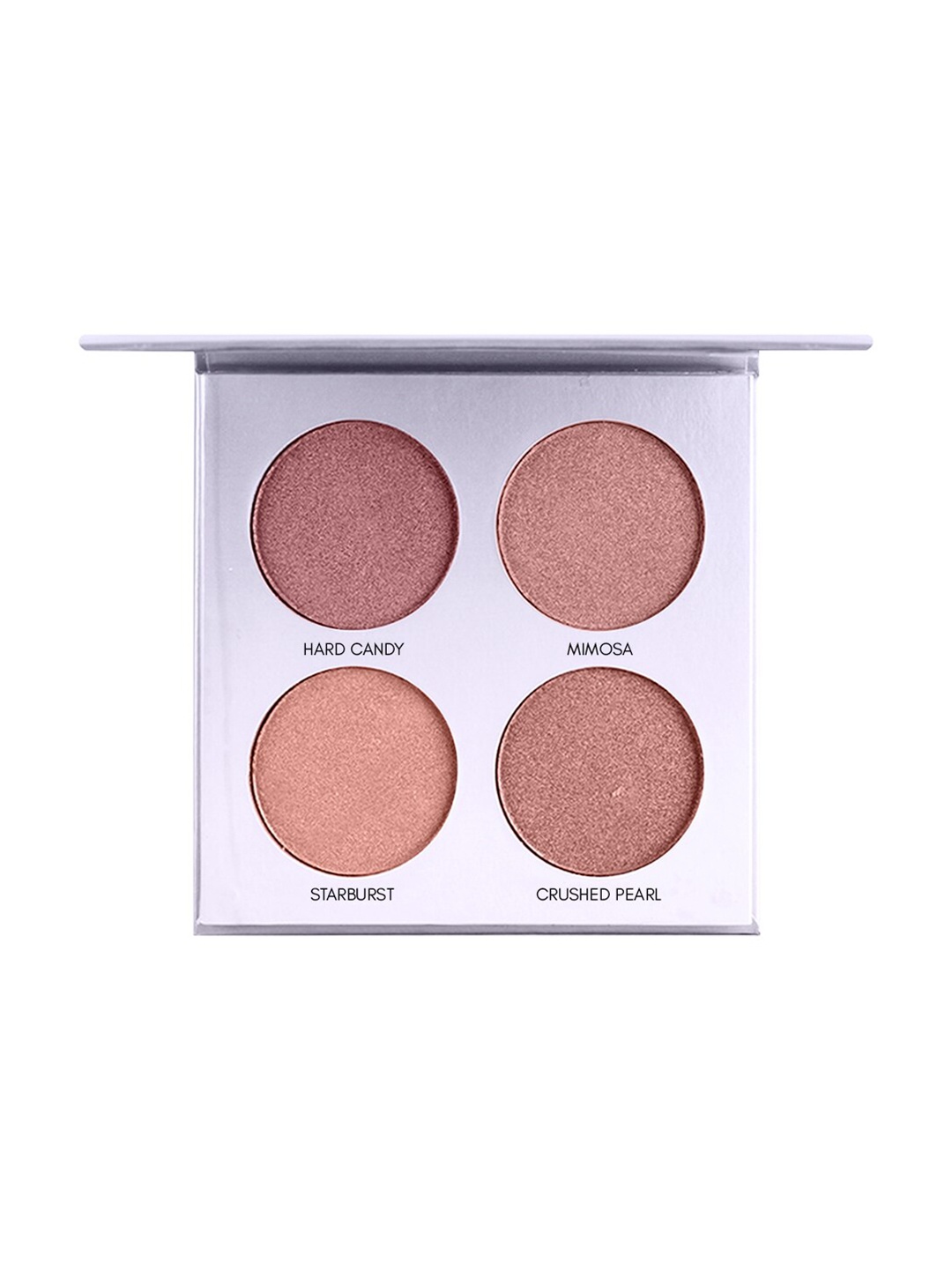

MISS ROSE 4 Color Shimmer Brick Highlighter Palette- 7003-024I 04, Metallic