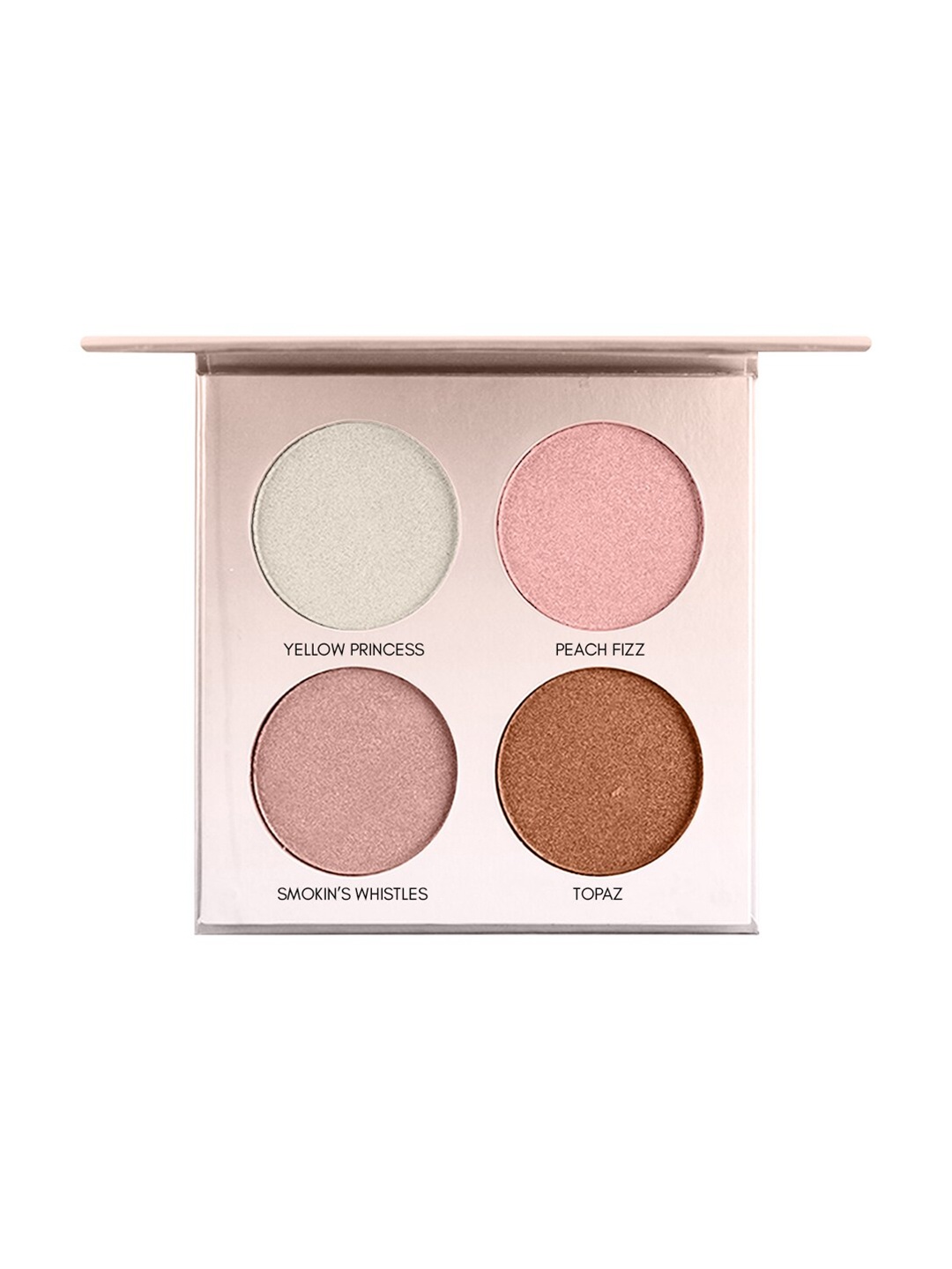 

MISS ROSE 4 Color Shimmer Brick Highlighter Palette 7003-024I 07, Metallic