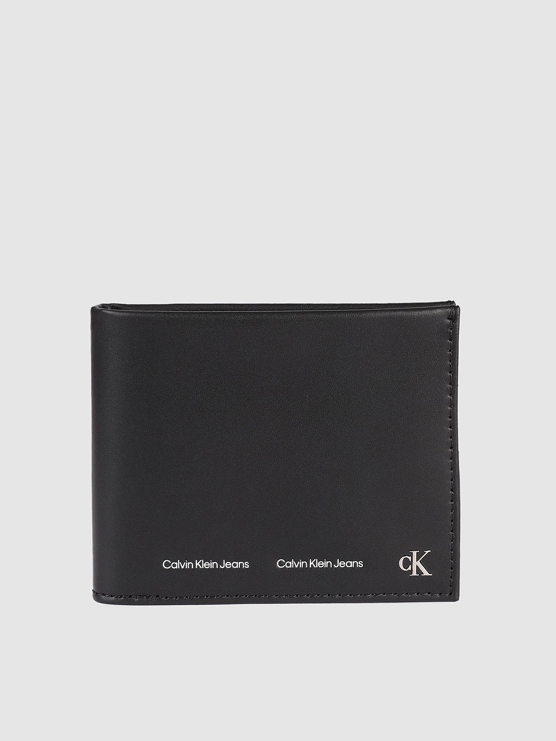 

Calvin Klein Men Black Leather Two Fold Wallet