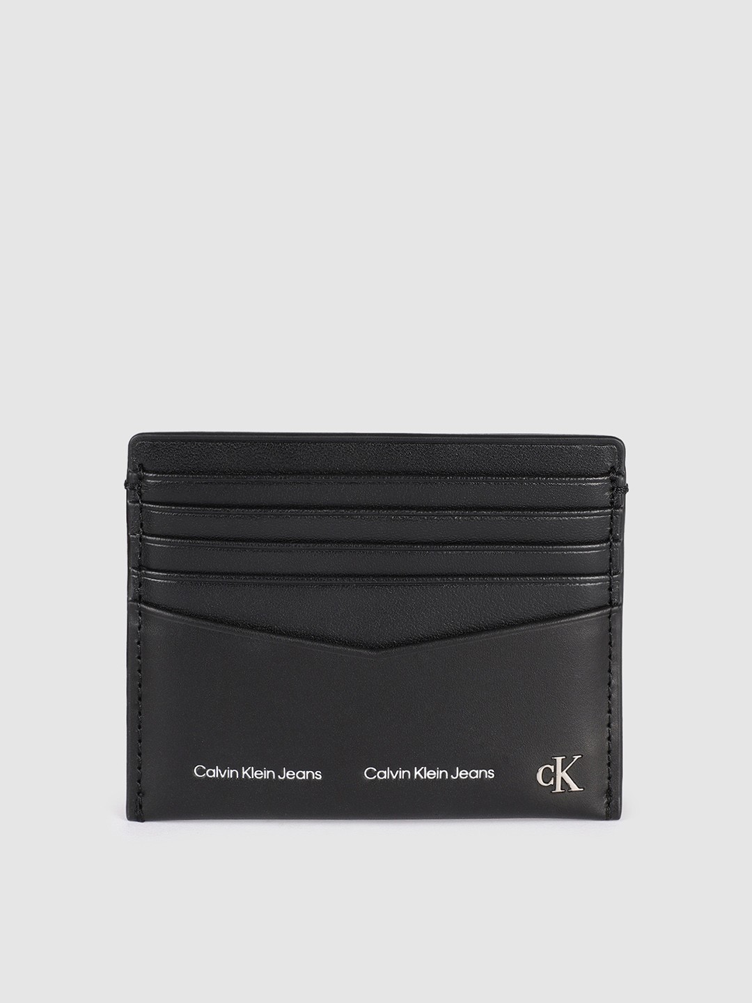 

Calvin Klein Men Black Leather Card Holder