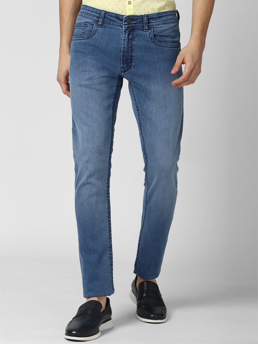 

Peter England Casuals Men Blue Skinny Fit Light Fade Stretchable Jeans