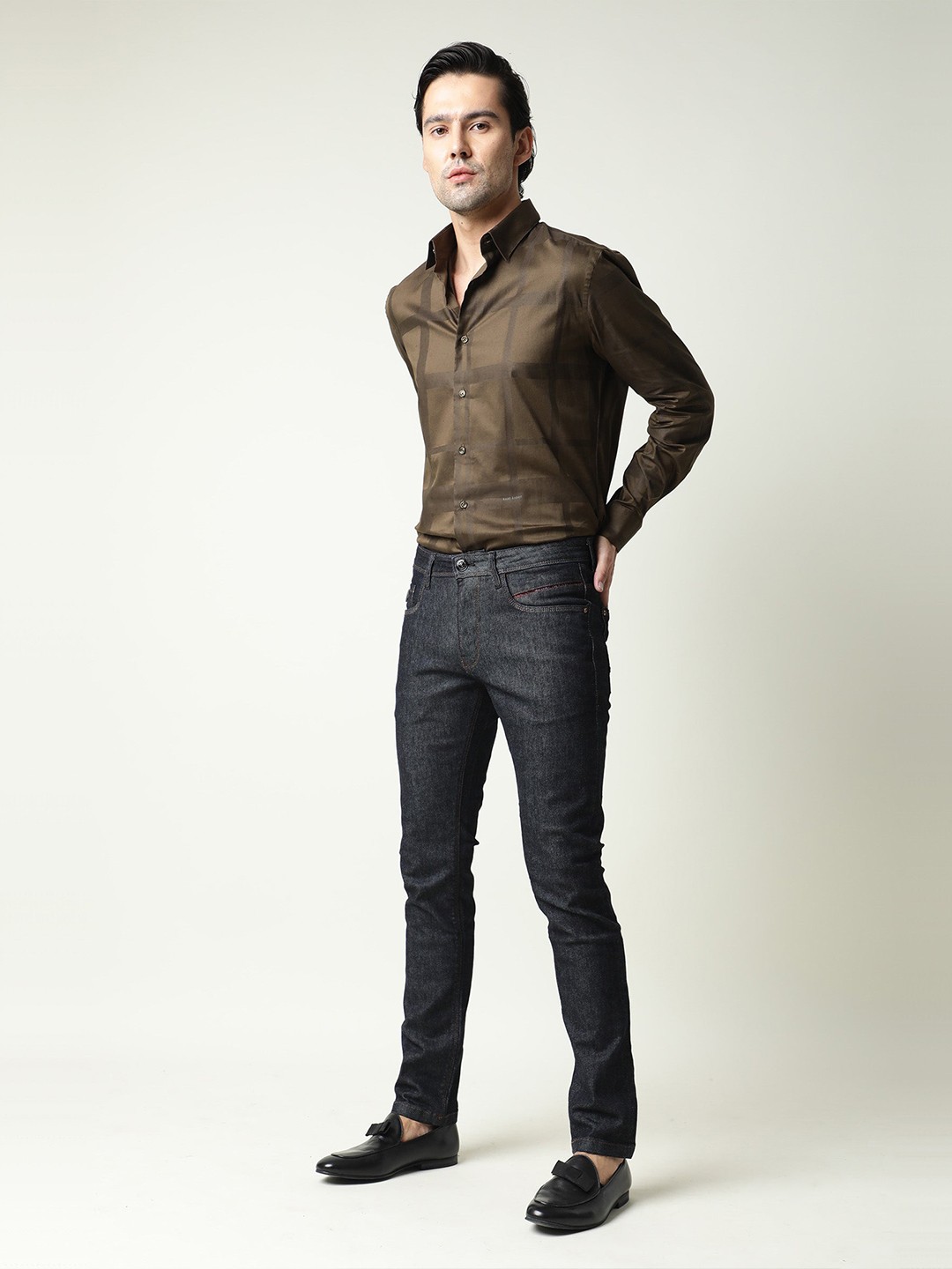 

RARE RABBIT Men Laurol Slim Fit Jeans, Blue