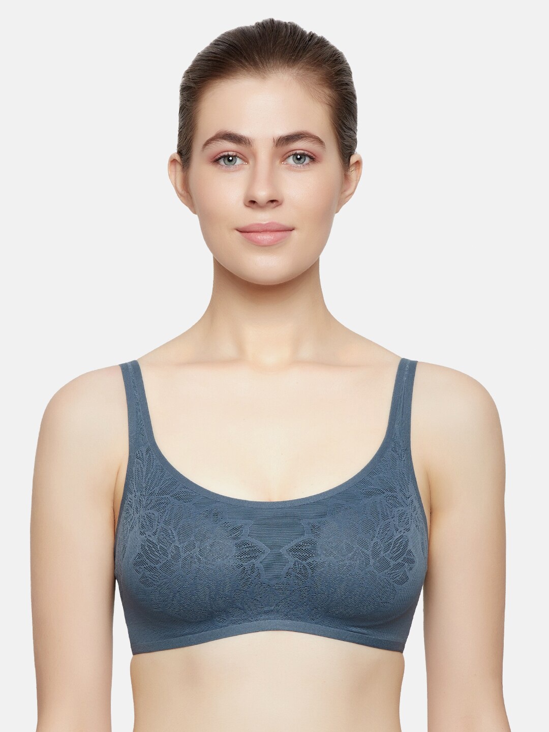 

Triumph Padded Wireless Ultrasmart 4D Technology Fit Smart Bra, Grey