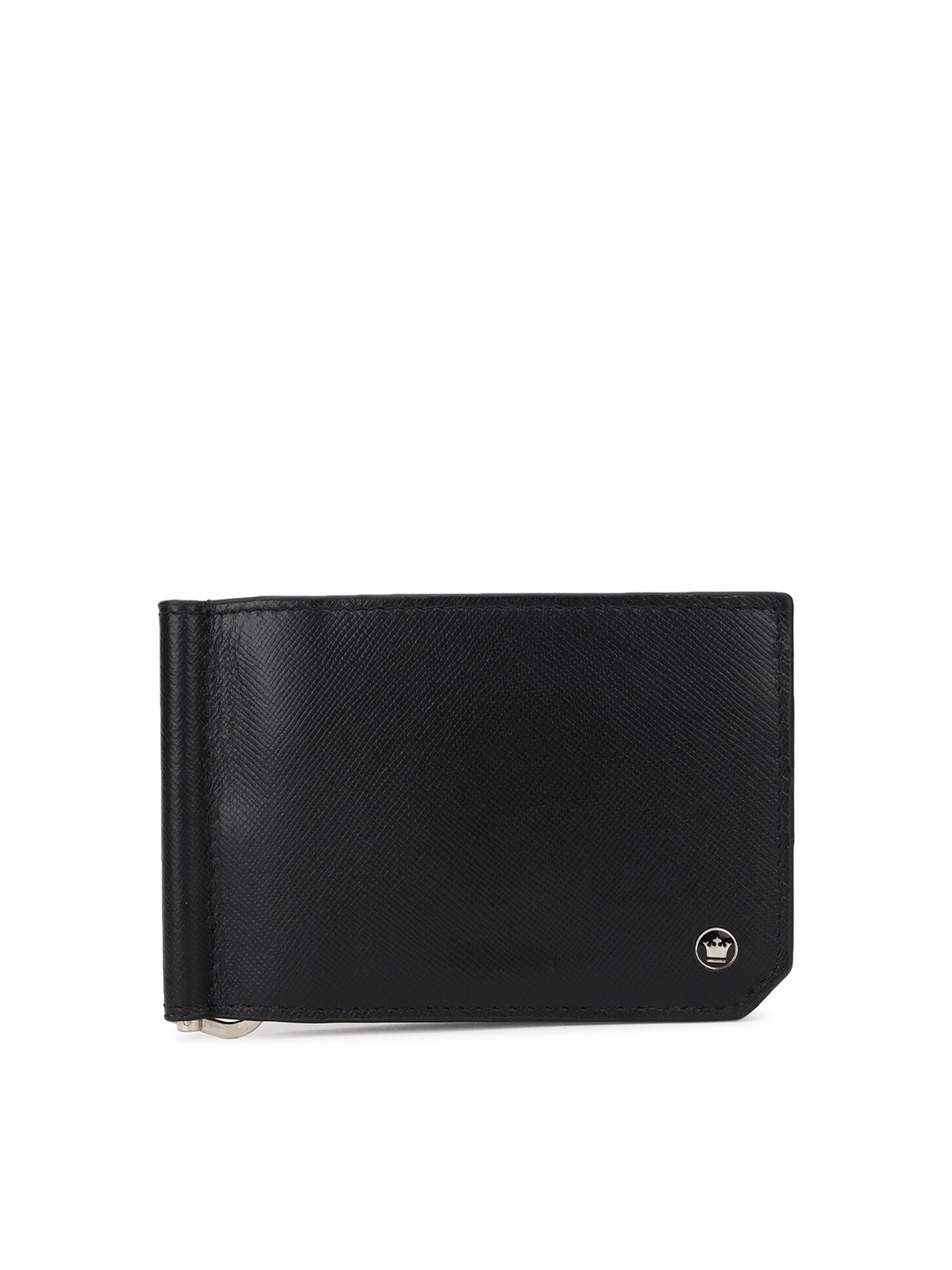 

Louis Philippe Men Black Leather Wallet