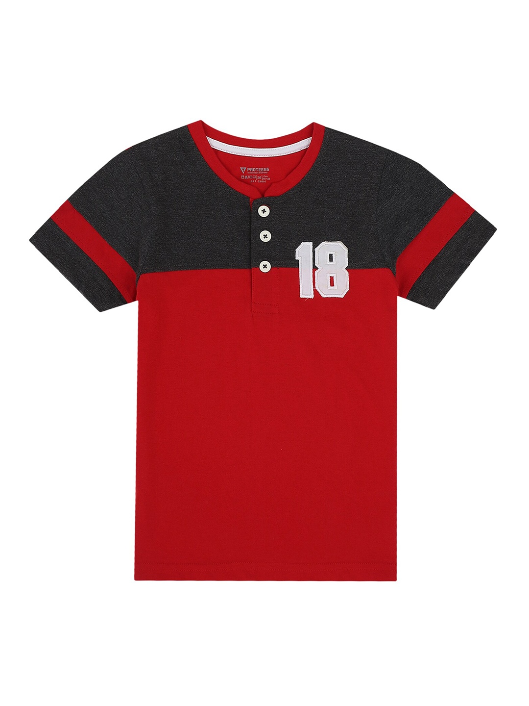 

PROTEENS Boys Red Applique T-shirt