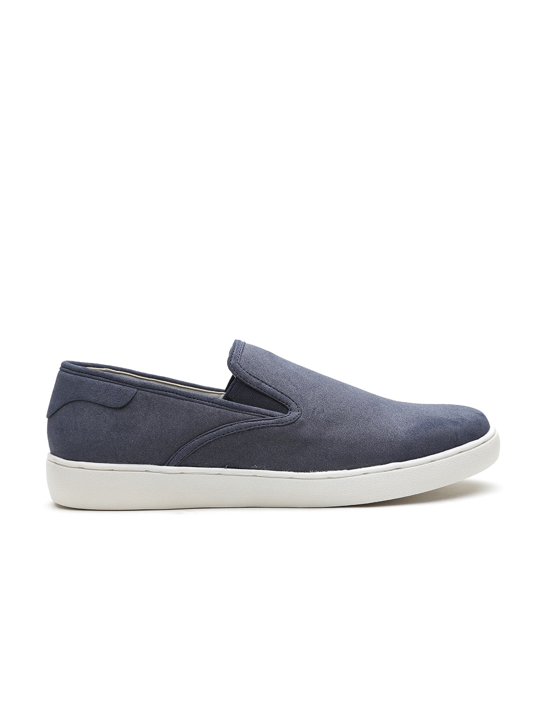 

Carlton London Men Navy Solid Slip-Ons, Navy blue