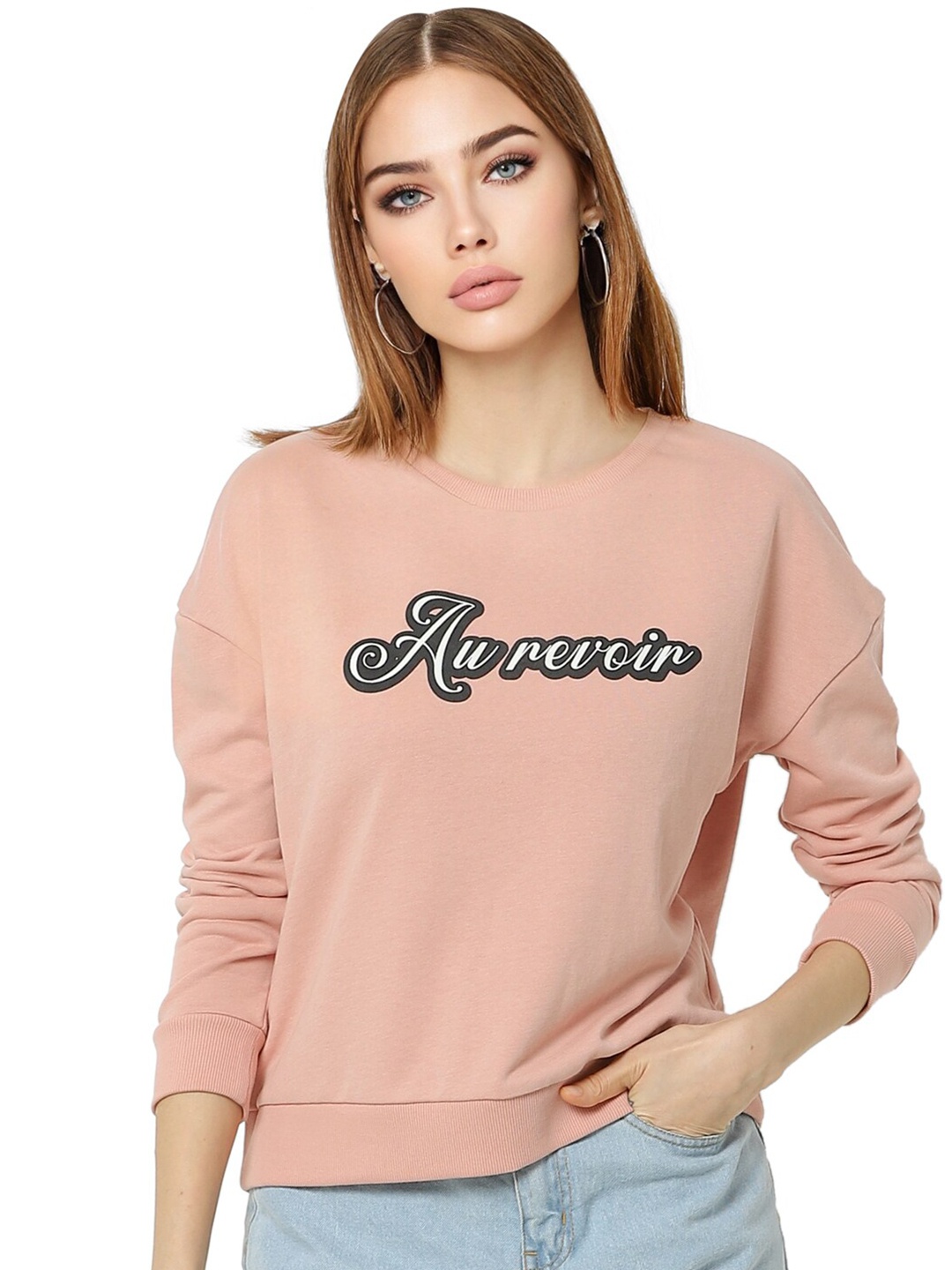 

ONLY Women Pink Sweatshirt